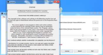 NCABlackstar ConvMatrix FLV Converter screenshot 3