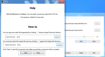 NCABlackstar ConvMatrix FLV Converter screenshot 4