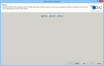 NCGC Library Synthesizer screenshot