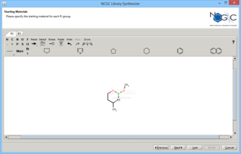 NCGC Library Synthesizer screenshot 3