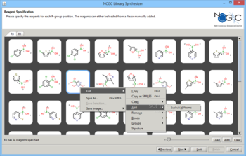 NCGC Library Synthesizer screenshot 4