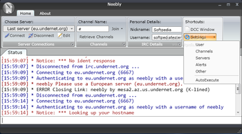 Neebly IRC Client screenshot 2