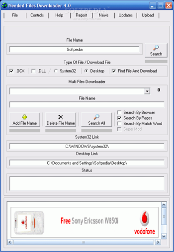 Needed Files Downloader screenshot