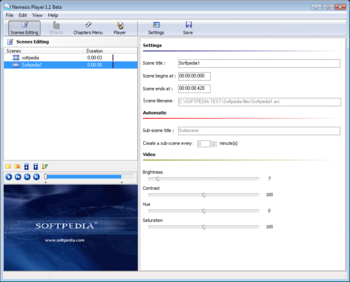 Nemesis Player screenshot
