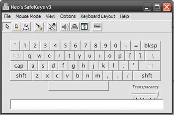 Neo's SafeKeys screenshot