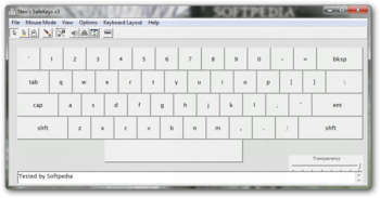 Neo's SafeKeys screenshot
