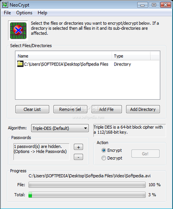 NeoCrypt screenshot