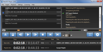 NeoDCP Player screenshot