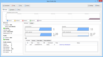 Neor Profile SQL screenshot