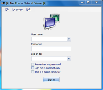 NeoRouter Mesh screenshot