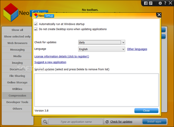 NeoSetup Updater screenshot 2