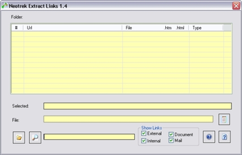 Neotrek Extract Links screenshot