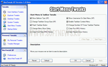 NeoTweak XP screenshot