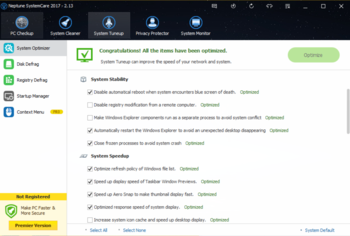 Neptune SystemCare 2017 screenshot 6