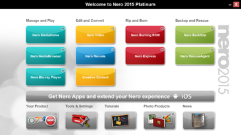 Nero 2017 Platinum screenshot