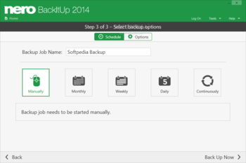 Nero BackItUp screenshot 4