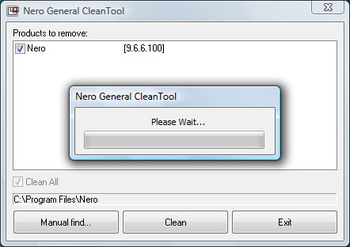 Nero General CleanTool screenshot 2