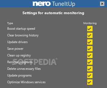 Nero TuneItUp Free screenshot 6