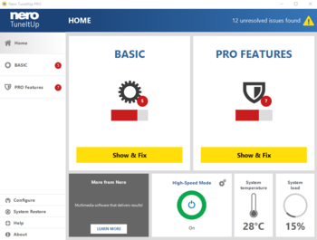 Nero TuneItUp screenshot