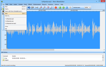 Nero WaveEditor screenshot 2