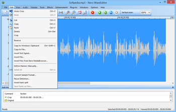 Nero WaveEditor screenshot 3