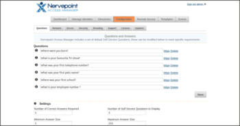 Nervepoint Access Manager screenshot 4