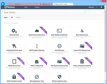 Nessus Home screenshot 2