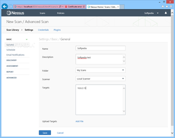 Nessus Home screenshot 3