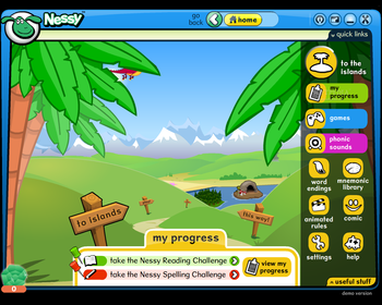 Nessy Learning Programme screenshot