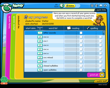 Nessy Learning Programme screenshot 7