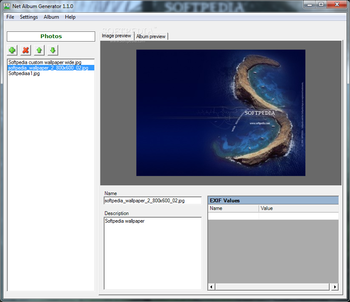 Net Album Generator screenshot