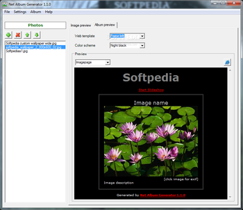 Net Album Generator screenshot 2