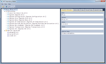 .NET Dependency Walker screenshot 3