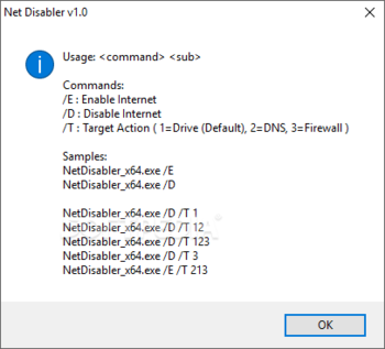 Net Disabler screenshot 3