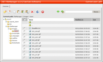 .NET FileManager screenshot
