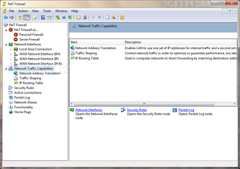 NeT Firewall screenshot