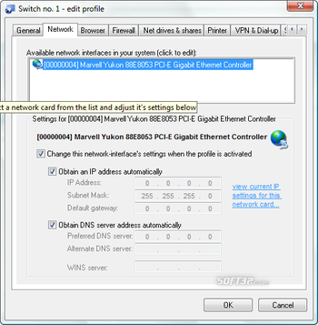 Net Profile Switch screenshot 2