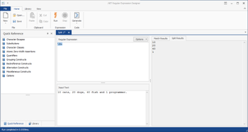 .NET Regular Expression Designer screenshot 2