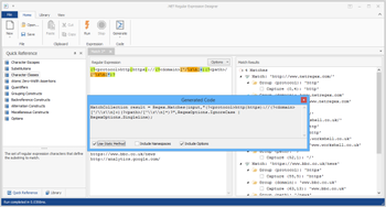 .NET Regular Expression Designer screenshot 5