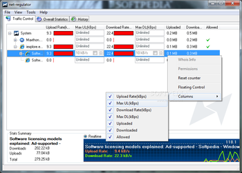 Net-Regulator Personal screenshot