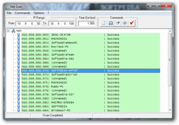 Net Scan screenshot