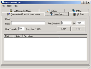 Net Scanner screenshot