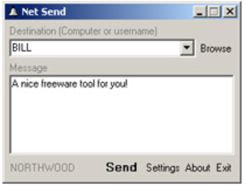 Net Send screenshot