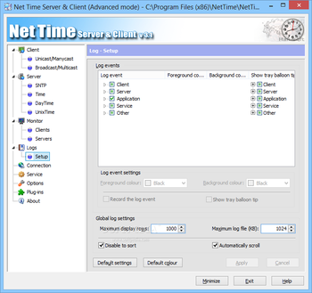 Net Time Server & Client screenshot 12