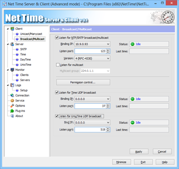 Net Time Server & Client screenshot 3