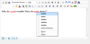 .NET Win HTML Editor Control screenshot 2