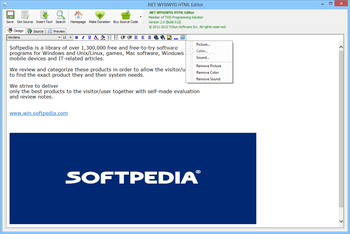 .NET WYSIWYG HTML Editor screenshot 3