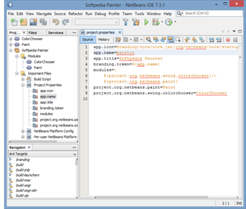 NetBeans IDE screenshot