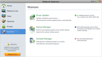 Netbook Optimizer screenshot 10