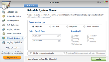 Netbook Optimizer screenshot 6